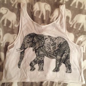 Elephant crop top 🐘🐘🐘🐘